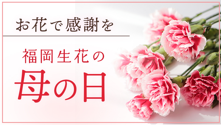 お花で感謝を 福岡生花の母の日